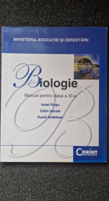 BIOLOGIE. MANUAL PENTRU CLASA A XI-A - Rosu, Istrate, Ardelean foto