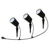 Set corp iluminat led rgb 3in1 5.2w ip65 - negru, V-TAC