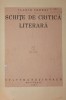SCHITE DE CRITICA LITERARA