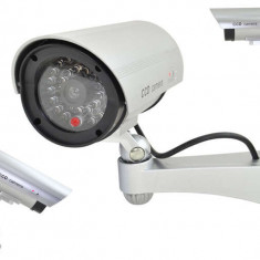 Cameră Falsă de Supraveghere IR CCTV - Argintie