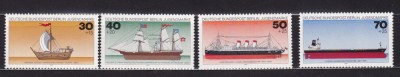 GERMANIA 1977 MARINA AMBARCATIUNI NAVALE SERIE MNH foto