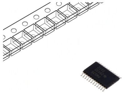 Interfață extensie I/O I2C SMBus 1,65-5,5VDC SMD TSSOP24 foto