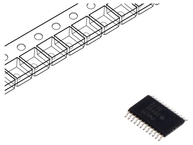Interfață extensie I/O I2C SMBus 1,65-5,5VDC SMD TSSOP24