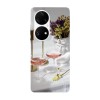 Husa compatibila cu Huawei P50 model Date night, Silicon, TPU, Viceversa, Transparent, Carcasa