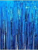 Perdea Folie Metalizata Albastra 100x200 cm