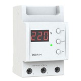 Cumpara ieftin Voltmetru digital monofazat ZUBR V1, 100&ndash;420V, TrueRMS, memorie Min/Max, montaj pe șină DIN