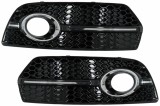 Grile Laterale Audi Q5 SUV 8R (2008-2011) RS Design Negru Lucios Chrome Performance AutoTuning, KITT