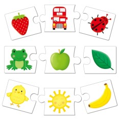 Set de 6 puzzle-uri - Lumea culorilor PlayLearn Toys