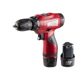 Bormașină cu acumulator 12 V 2x1.5Ah, 2 viteze, 24Nm, prindere 1/4