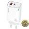 Incarcator Retea Sendem OG63 45W 3A 1 x USB-A - 1 x USB-C Alb
