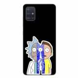 Husa compatibila cu Samsung Galaxy A51 Silicon Gel Tpu Model Rick And Morty Connected