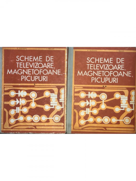 Mihai Silișteanu - Scheme de televizoare, magnetofoane, picupuri - 2 vol. (editia 1971)
