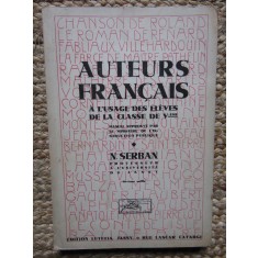 N. Serban - Extraits des auteurs francais A L USAGE DES ELEVES DE LA CLASSE DE V-EME