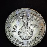 Germania Nazista 2 reichsmark 1938 G argint