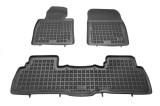 Set covorase auto din cauciuc Toyota Land Cruiser V8 (Fj200), 11.2007-08.2015; Land Cruiser V8 (Fj200), 08.2015-, negru, presuri tip tavita, Rezaw 20, Rapid