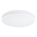 Lustră De Tavan Onyx Alb Aluminiu 1 Bec Rotund Minimalist De Interior