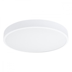 Lustră De Tavan Onyx Alb Aluminiu 1 Bec Rotund Minimalist De Interior foto