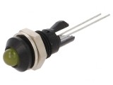 Lampă LED Galbenă Convexă &Oslash;8mm pentru PCB