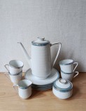 Serviciu de ceai/cafea pentru 4 persoane, portelan fin