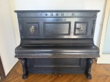 Pianină de epocă C. Oehler Stuttgart &ndash; piesă originală, funcțională