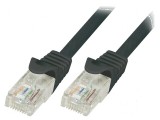 Cabluri Patch U/UTP 6 litat CCA PVC negru 5m 24AWG