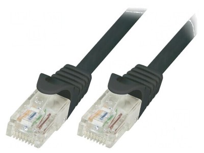 Cabluri Patch U/UTP 6 litat CCA PVC negru 5m 24AWG foto
