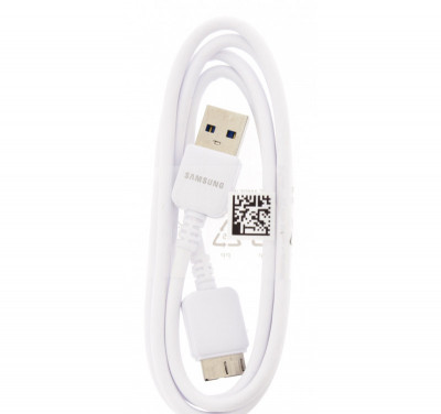 Cablu de date Samsung Note 3 USB ET-DQ10Y0WE White foto