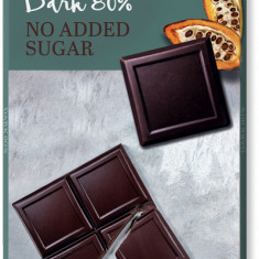 Ciocolata cu 80% cacao bio, fara zahar adaugat, 70g, Benjamissimo