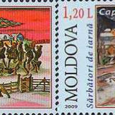 MOLDOVA 2009, Craciun, serie neuzată, MNH