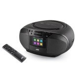 Cumpara ieftin Radio cu CD JVC RD-E664B-DAB, 2x2.5W RMS, Bluetooth, USB, afisaj LCD, ceas,