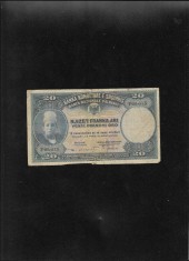 Rar! Albania 20 franka ari franchi oro 1926 seria68613 uzata