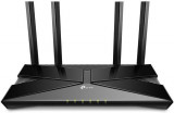 Router Wireless TP-LINK Archer AX10, Gigabit, Triple-Core, Wi-Fi 6, Dual Band, 1500 Mbps, 4 Antene externe, Compatibil Alexa (Negru)