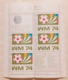 Cumpara ieftin Polonia 1974 fotbal , medalie de argint bloc mnh