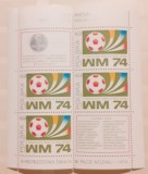 Cumpara ieftin Polonia 1974 fotbal , medalie de argint bloc mnh, Nestampilat