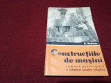 D PAULESCU - CONSTRUCTIILE DE MASINI RAMURA PRINCIPALA A INDUSTRIEI NOASTRE 1961