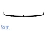 Spoiler potrivit pentru bara de protectie frontala M a BMW X4 G02 2021-2024, lac negru Performance AutoTuning