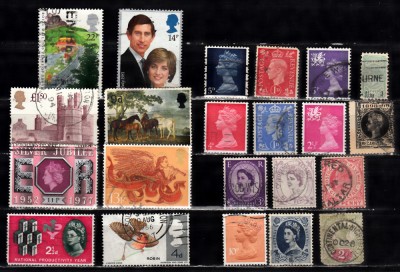 A7 T1 62 - Timbre foarte vechi - Anglia - Marea Britanie si colonii foto