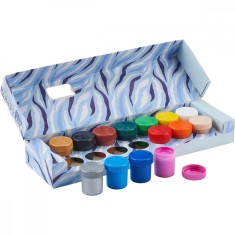 Set 14 culori acuarele guase, Oxford Kids, Zebra, 20 ml