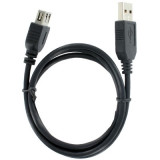 Cablu prelungitor USB 2.0 Male tip A - USB 2.0 Female tip A 0,75 m negru