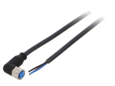 Cablu de conectare M8 3 PIN unghi 10m IP67 foto