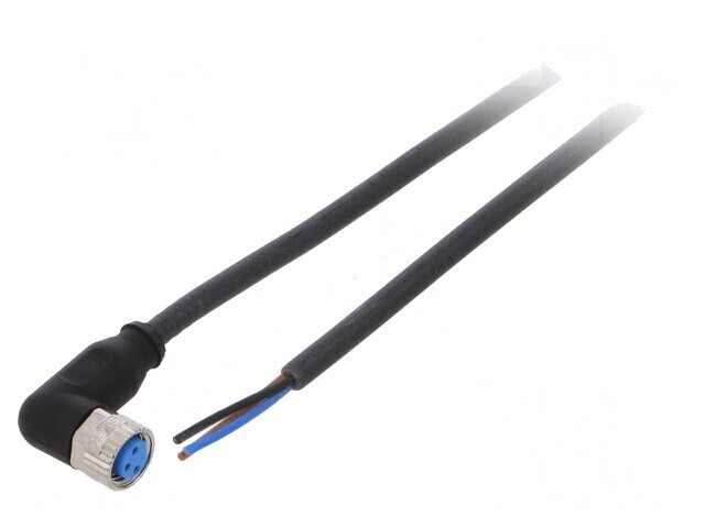 Cablu de conectare M8 3 PIN unghi 10m IP67