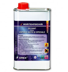 Solvent vopsele tip auto ?EMEX?, Incolor, Bidon 5 Litri foto