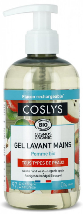 Gel BIO spalare maini, fara sapun, cu extract de mere Coslys