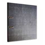 Biblioraft A4 Noki, carton marmorat, 5 cm, negru
