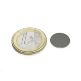 Magnet neodim disc &Oslash;15&amp;#215;0,8 mm, putere 600 g, N42