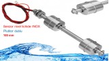Senzor Nivel Plutitor Inox 100mm Vertical Lichide Acvariu Piscina Bazin Apa Ulei