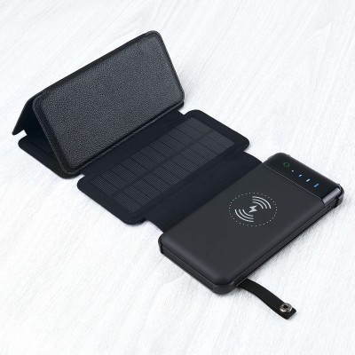 Baterie externa solara wireless-Acumulator solar 10000 mAh foto
