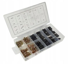 Set de 170 piese elemente de fixare caroserie capitonaj plastic si metal foto