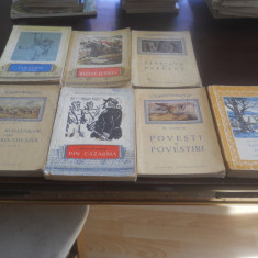Set 7 carti Biblioteca scolarului 1952-1960-Alphonse Daudet- Tartarin in Alpi