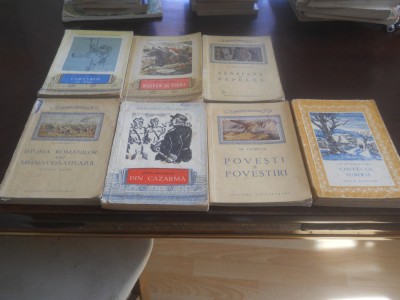 Set 7 carti Biblioteca scolarului 1952-1960-Alphonse Daudet- Tartarin in Alpi foto